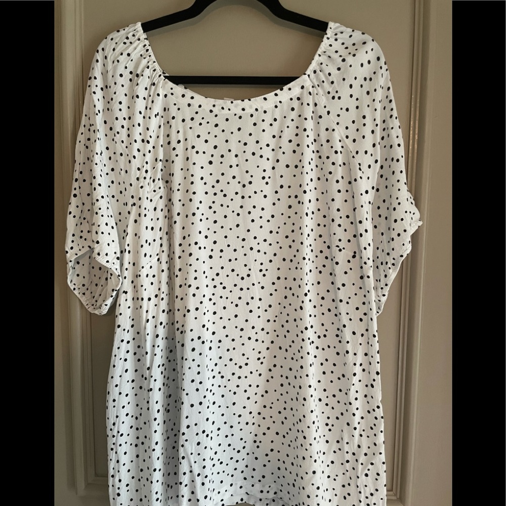 Loft polka dot blouse